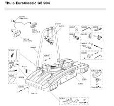 Thule Euroclassic G5 904 Ersatzteilliste Fahrradtrager 904000 904004 Ersatzteile Nach Fahrradtr