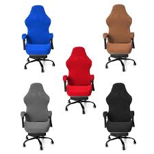 It keeps the colors simple, but cuts no corners. Computer Gaming Chair Covers Spandex Office Seat Covers For Computer Chairs Elastic Armchair Cover Buy At A Low Prices On Joom E Commerce Platform
