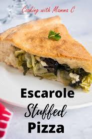 escarole stuffed pizza pizza di scarola cooking with mamma c healthy pizza recipes italian recipes italian cuisine recipe