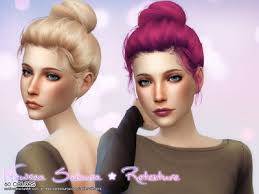 Hair Buns Updos Bun Hairstyles Sims Hair Sims 4