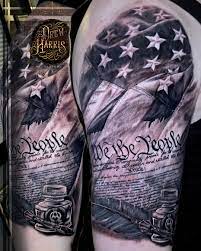 Constitution Half Sleeve Tattoo Military Sleeve Tattoo Tattoo Sleeve Men Half Sleeve Tattoo