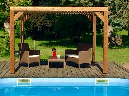 La liste des matériaux (que des standards trouvables en grande surface). Pergola Bois Tht Habrita Tho 3531 T Couleur Marron 10 67 M 341x313cm Leroy Merlin