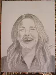 Graphite powder and polychromos pencil