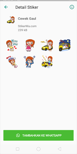 Bagi kamu yang tertarik dan berniat untuk membuat stiker wa atau whatsapp sendiri, maka berikut ini ada rekomendasi 14 aplikasi pembuat stiker wa. Stiker Whatsapp Edisi Khusus Cewek Stiker Whatsapp