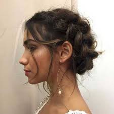 Milkmaid braids for short hair. Lovable Short Braided Hairstyles For Ladies
