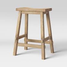 Halifax Farmhouse Wood Counter Height Barstool Threshold Wood Counter Bar Stools Counter Stools