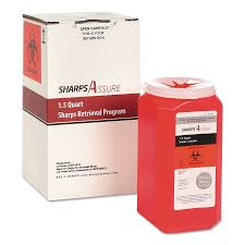 Here is the full source taken from the above reference: Sharps Retrieval Program Containers 1 5 Qt Plastic Red Alphapointe
