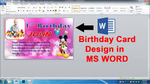 If you're not satisfied with them, click more. How To Make Birthday Card Design In Ms Word Birthday Card Design In Ms Word Ms Word Youtube