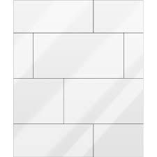Ahlora metro wandfliese 10×20 weiß. Wandfliese Weiss Glanzend Rektifiziert 29 3 Cm X 59 3 Cm Kaufen Bei Obi