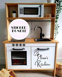 Ikea play kitchen kitchen hacks kitchen decals market stands dog grooming salons smoothie bar box shelves local hardware store hair and beauty salon. Pin On Ikea Duktig Hack