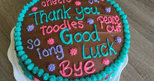 Farewell cake ideas for employee. Going Away Cake For My Coworker Going Away Cakes Farewell Cake Cake