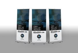 Roll Up Mockup Mockupworld Mockup Business Card Mock Up Free Mockup