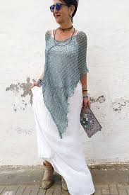 Summer Coverup Poncho Women Summer Poncho Blue Summer Wedding Dress Cover Summer Dress Cover Light Sweater Poncho Knit Fashion Fashion Summer Dresses