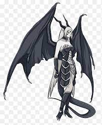 Tohru's dragon form appears as a big green european dragon with black wings and a light green underbelly. Anime Dragoness Female Drawing Anime Dragon Fictional Character Png Pngegg