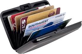 The metal credit card everyone's clamoring for. Best Buy Trademark Aluminum Credit Card Wallet Black 82 9216