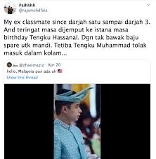Check spelling or type a new query. Pamer Sikap Pemurah Sejak Kecil Bekas Rakan Sekelas Throwback Kenangan Dengan Tengku Hassanal