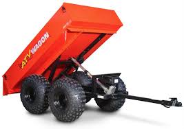 1600 Lb Capacity Utility Dump Trailer For Atv Utv Montana Jacks Atv Trailers Dump Trailers Atv Dump Trailer