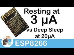 Best Power Saving Mode Much Deeper Deep Sleep Esp8266 Youtube Deep Sleep Esp8266 Projects Power
