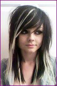 Black And Blonde Emo Hairstyles Pin On Hair