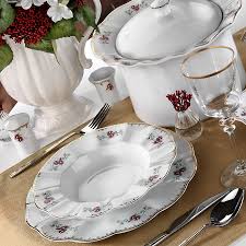 * 12 pieces of 27 cm serving dishes, * 12 22 cm pit plate Kutahya Porselen 83 Parca Nil 8581 Yuvarlak Yemek Takimi Alkapida Com