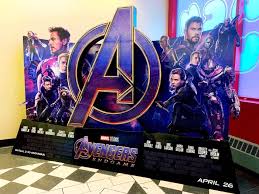 Robert downey jr., chris evans, mark ruffalo and others. Image Avengers Endgame 2019 Film Standee Image Courtesy Of Facebook Marvel