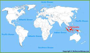 It includes country boundaries, major cities, major mountains in shaded relief, ocean depth in blue color gradient, along with many other features. Indonesia Google Search
