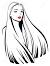 Black Curly Hair Clipart