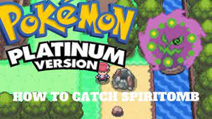 The rock is trapezoidal in shape and has two small dots. How To Catch Spiritomb In Pokemon Platinum No Wifi No Meeting People Underground Youtube