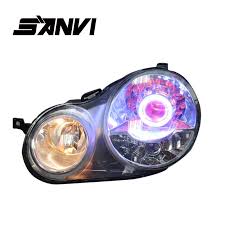 Bi Xenon Headlights For Volkswagen Polo 9n Hi Low Beam Projector Lens H1 Auto Parts Headlights Head Light Car Stylin Projector Lens Xenon Headlights Car Lights