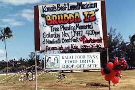 Musician israel kamakawiwo'ole died from a combination of respiratory and cardiac conditions in 1997. Memorial Missing The Garden Island