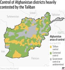 Collection of detailed maps of afghanistan. Mapping The Afghan War While Murky Points To Taliban Gains