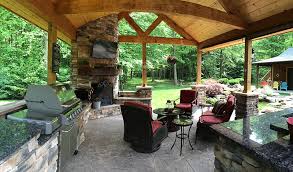 luxury outdoor kitchen hidden valley