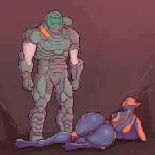 Rule34 - If it exists, there is porn of it  saidra, doomguy, imp (doom)   3334761