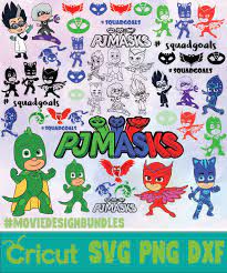 Download Pj Masks Bundle Svg Png Dxf Movie Design Bundles