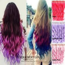 Extensions de cheveux sur hairextensionbuy.com extensions de cheveux permettre aux gens de changer leurs coiffures sans couper les cheveux et ajouter la longueur, la forme, le style et la couleur. Synthetique Clip Dans Les Cheveux Extensions Resistant A La Chaleur Fiber 24 Polegada 120 G 5 Clips De Cheveux Colore Rose Bleu Violet Rouge Extensions De Cheveux Aliexpress