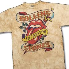 Vintage crew neck with cut neckline hem & sleeve <strong. Rolling Stones Tattoo You Classic Tongue Tie Dye T Shirt Have To Have It Co