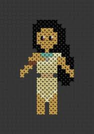 Pixel Princess Pocahontas Point De Croix Pixel Art Broderie