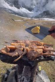 Grilled Lamb Chops with Swedish Torch Cooking