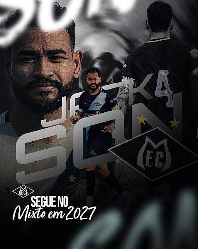 Jackson fica! Mixto confirma renova&ccedil;&atilde;o do zagueiro para 2027 - MixtoNet