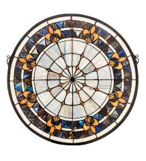 A circular window without stone tracery. Round Stained Glass Window Panels Smashing Stained Glass Lighting