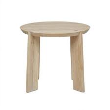 Sketch Kile Natural Side Table Malibu Market Design Side Table Solid Oak Dining Table Indoor Outdoor Furniture