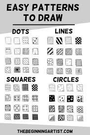 They are easy to make and beautiful to wear! 80 Easy Simple Cool Patterns To Draw For Beginners