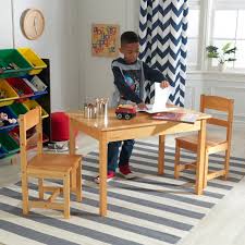 Kiddi style childrens pirate wooden table & chair set kids toddlers childs kids. Kids 3 Piece Wood Table Chair Set Furwoodd