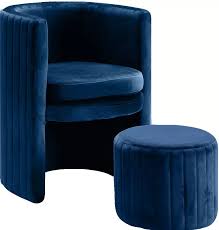 Mercury Row Malek Barrel Chair And Ottoman Wayfair In 2020 Chair And Ottoman Set Barrel Chair Chair And Ottoman