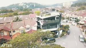 Rumah teres dua tingkat di seputeh kuala lumpur ini diubah suai rupa keseluruhannya tapi tanpa meruntuhkan dinding atau membina semula keseluruhan bahagian. Mag Builders Jangan Cakap Teres Corner Lot Tak Boleh
