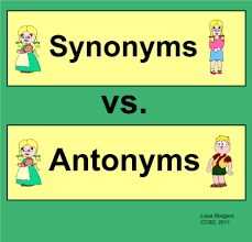Synonyms And Antonyms Notebook Synonyms And Antonyms Antonyms Synonym