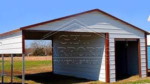 Carport With Storage Prefab Metal Carport Storage Combo Units