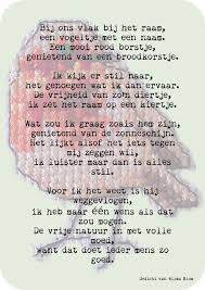 Gedicht Roodborst Gedichten Teksten Mooie Gedichten