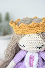 This listing is not for a finished unicorn pillow but a digital download of the pattern used t make the pillow. Amigurumi Ragdoll Princess Crochet Pattern Lilleliis