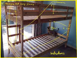 Mydal Bunk Bed To Single Beds Ikea Hackers Bunk Beds Ikea Bed Bed Makeover